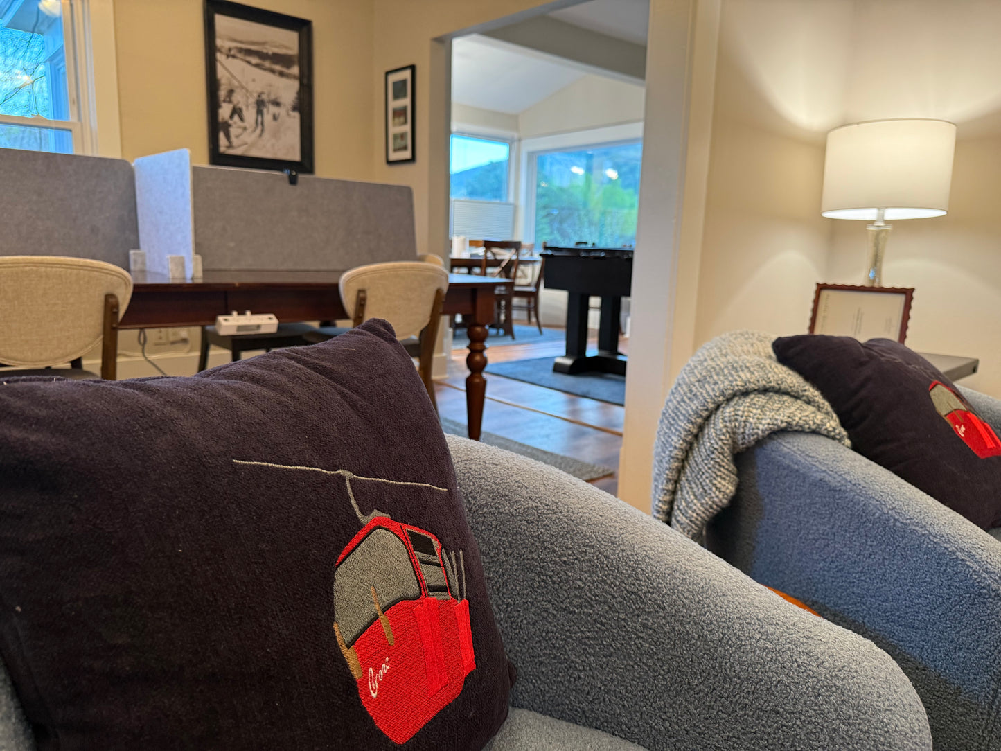 Gore 'Old Red' Gondola Pillow
