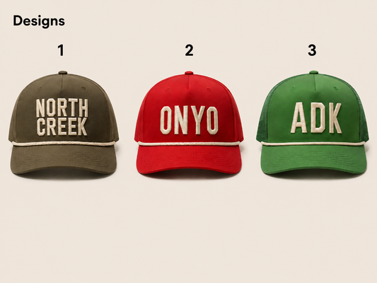 North Creek Premium Puff Hat — Adirondacks & Gore Mountain