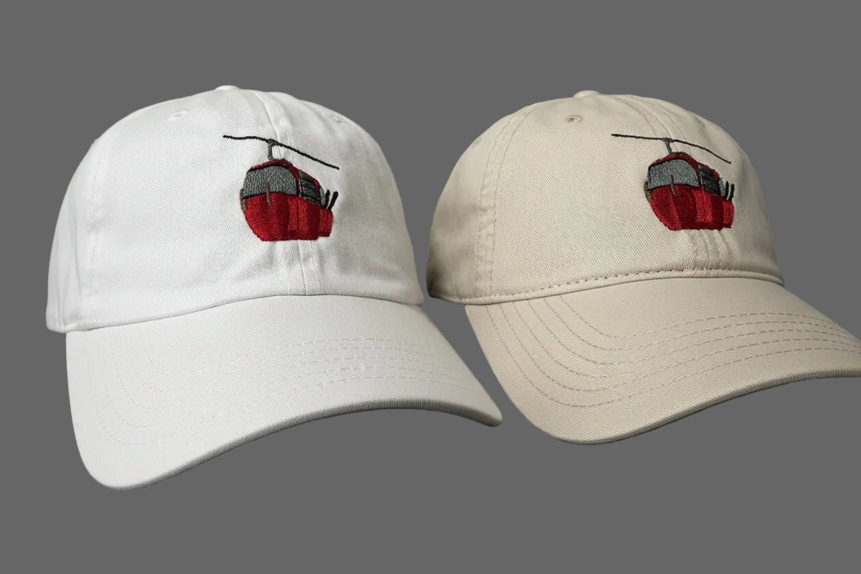 Old Red Gondola Unstructured Hat — Gore Mountain, North Creek NY