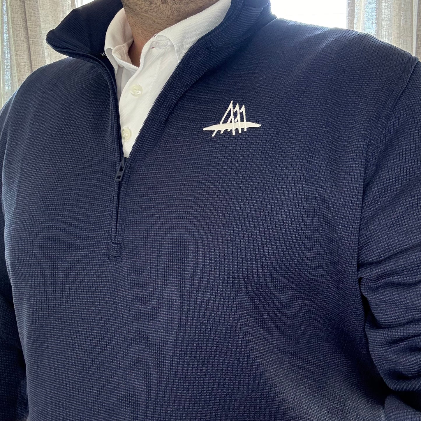 The "Pavilion" Quarter Zip Sweatshirt