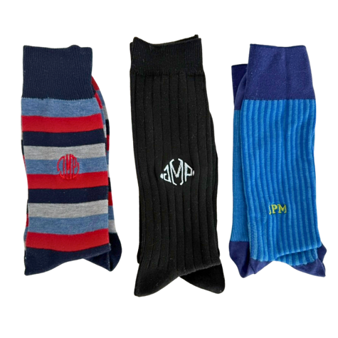 Custom Sock Monogram